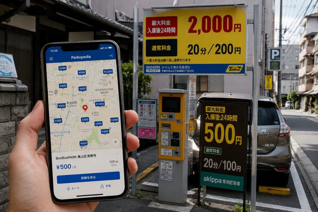 Comment se garer en ville moins cher au Japon